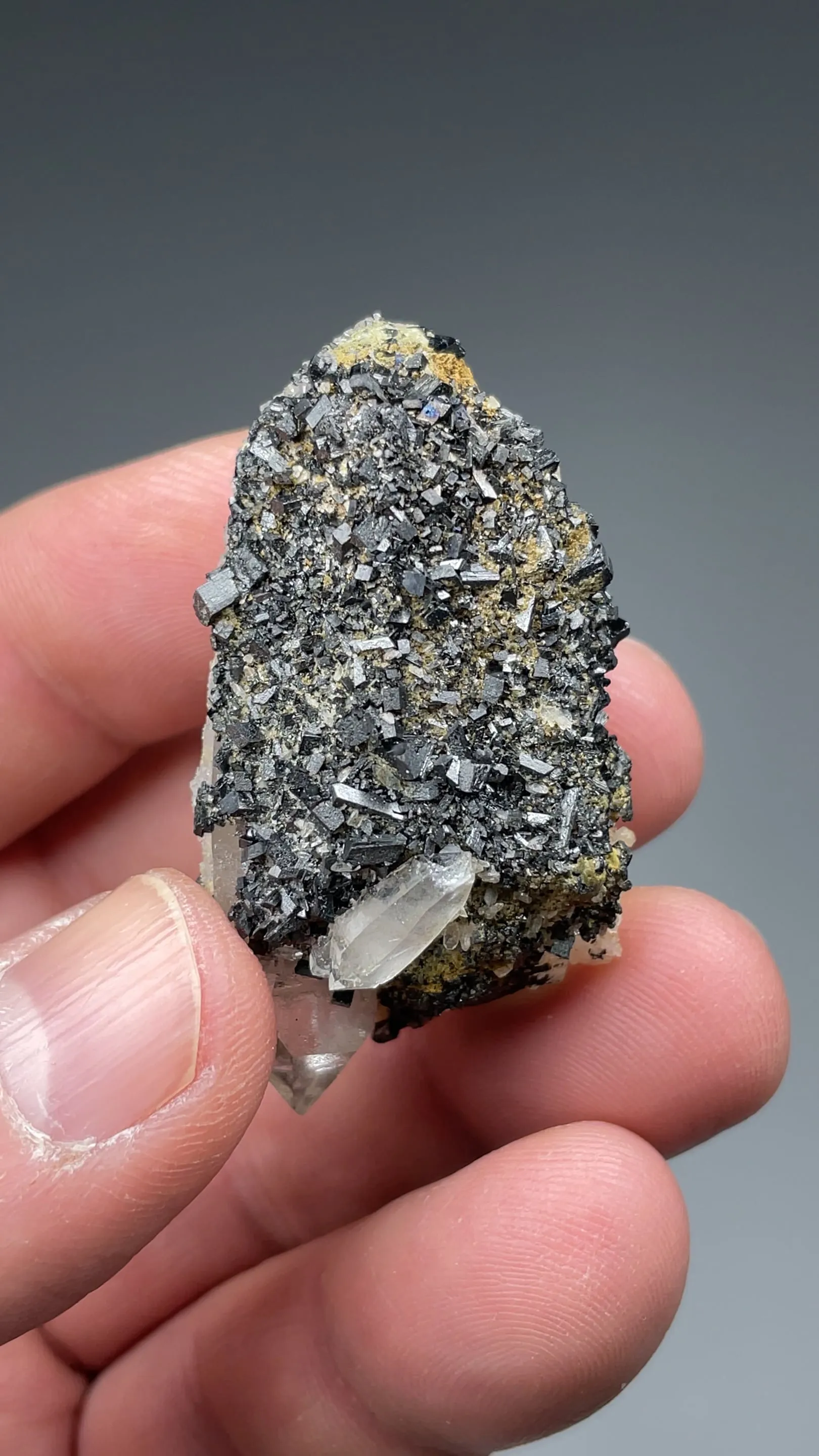 Babingtonite with Quartz - image 2
