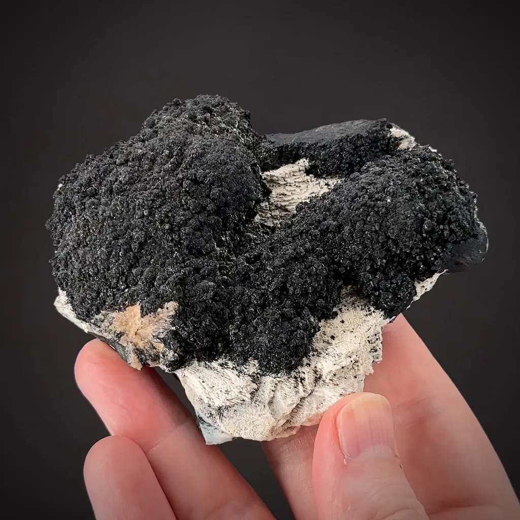 Barbosalite on Albite image