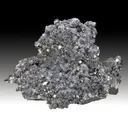 Barite after Alstonite with Sphalerite, Quartz - image 1