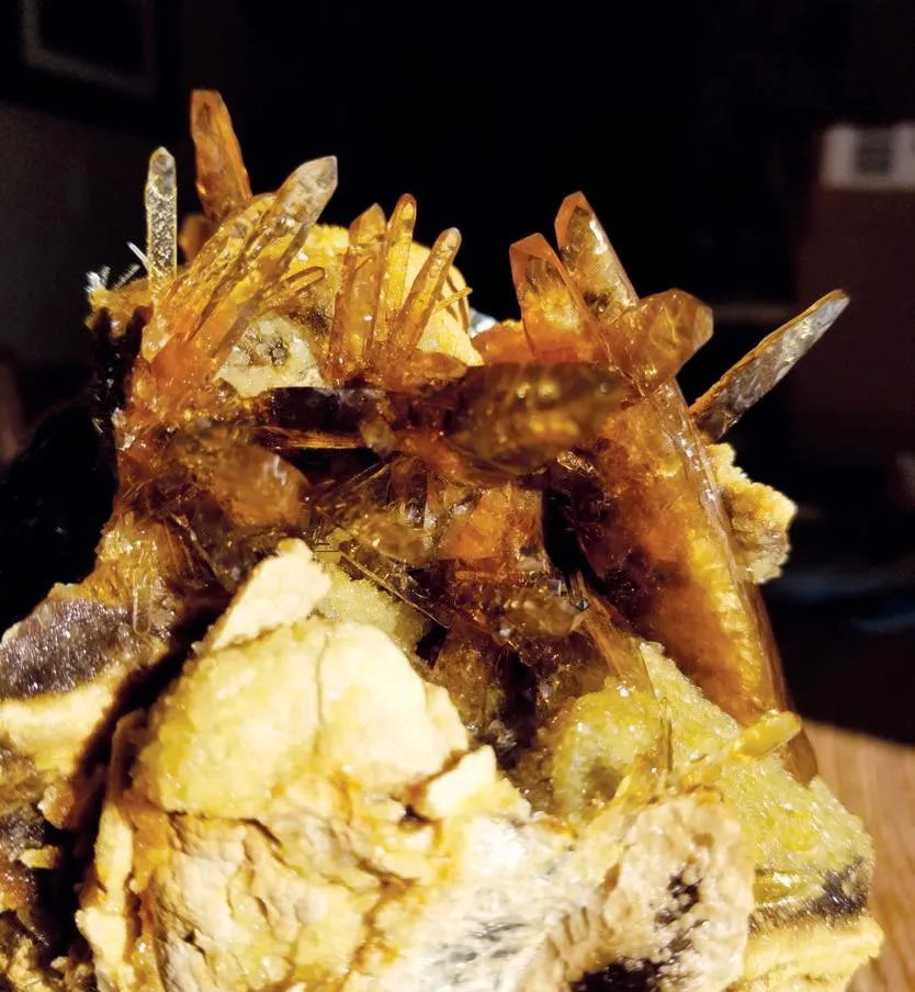 Barite, Calcite image