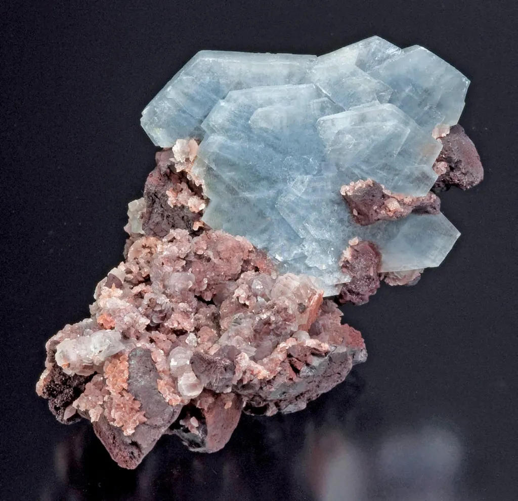 Barite, Calcite image