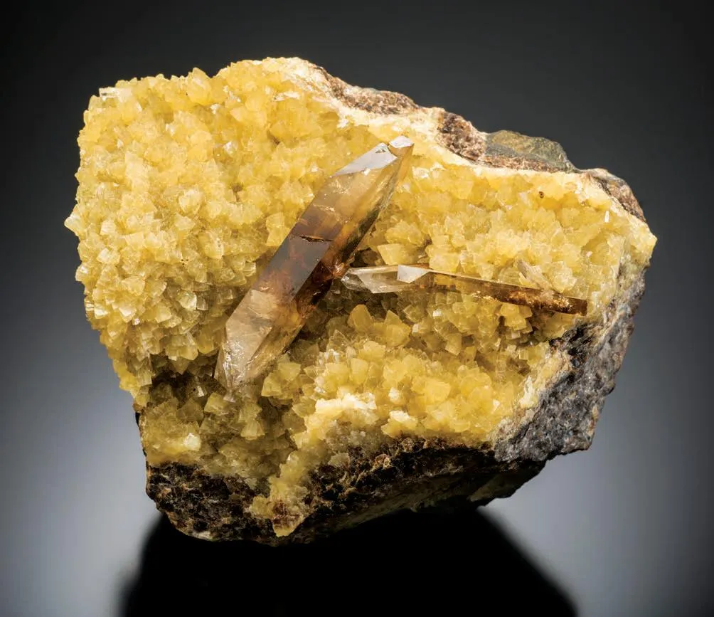 Barite, Calcite image