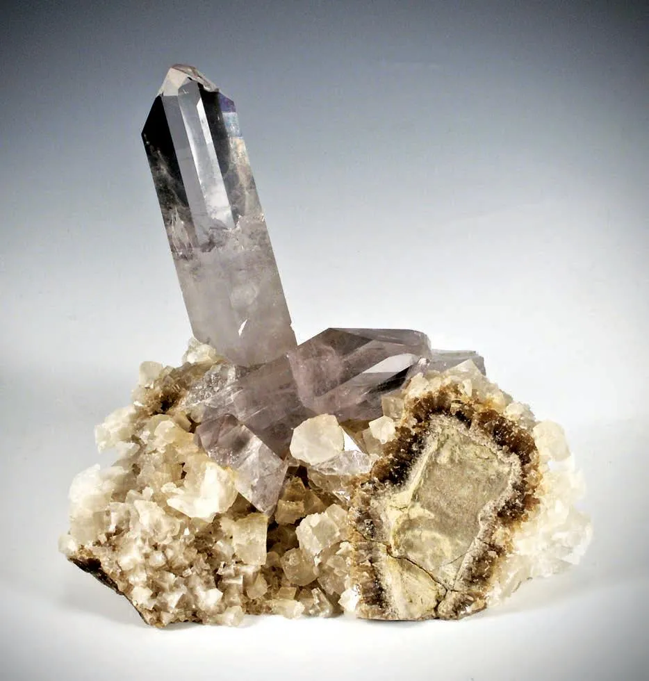 Barite, Calcite image