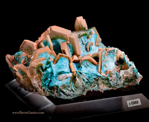 Barite - Chrysocolla/Malachite image