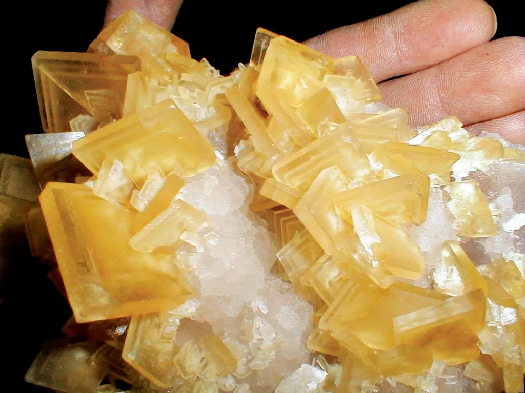 Barite, drusy Quartz, Fluorite image