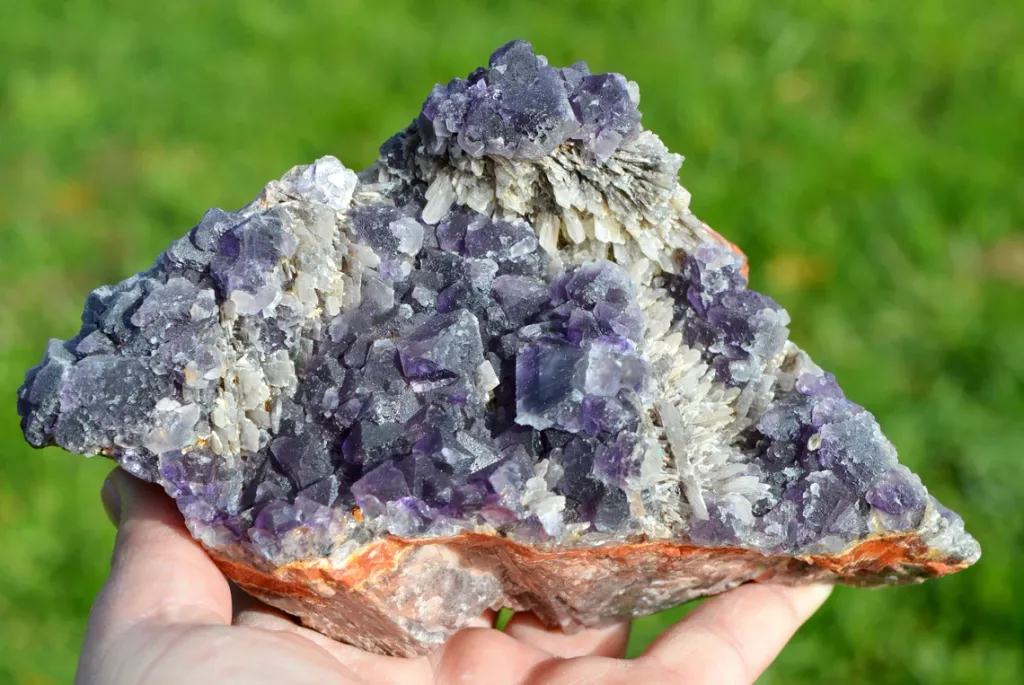 Barite & Fluorite 2430 grams - Debdou, Taourirt Province, Oriental Region, Morocco image