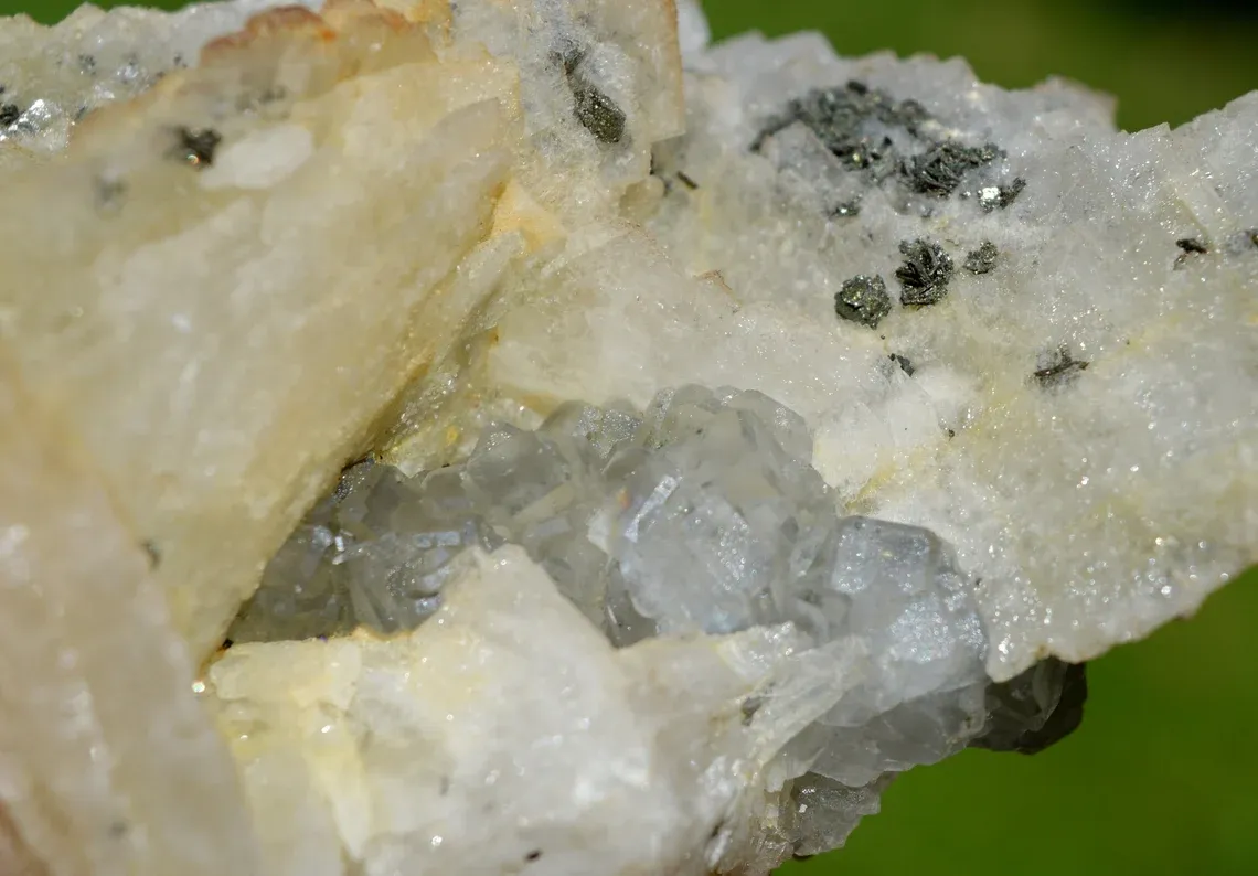 Barite & Fluorite Marcasite - 511 grams - Fontsante Mine, Tanneron, Draguignan, Var, France - image 6