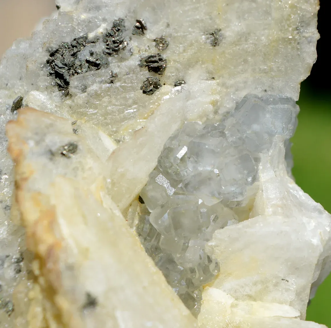 Barite & Fluorite Marcasite - 511 grams - Fontsante Mine, Tanneron, Draguignan, Var, France - image 5