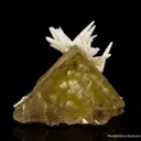 Barite Included in Fluorite, with Calcite - image 1