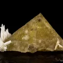 Barite Included in Fluorite, with Calcite - image 4