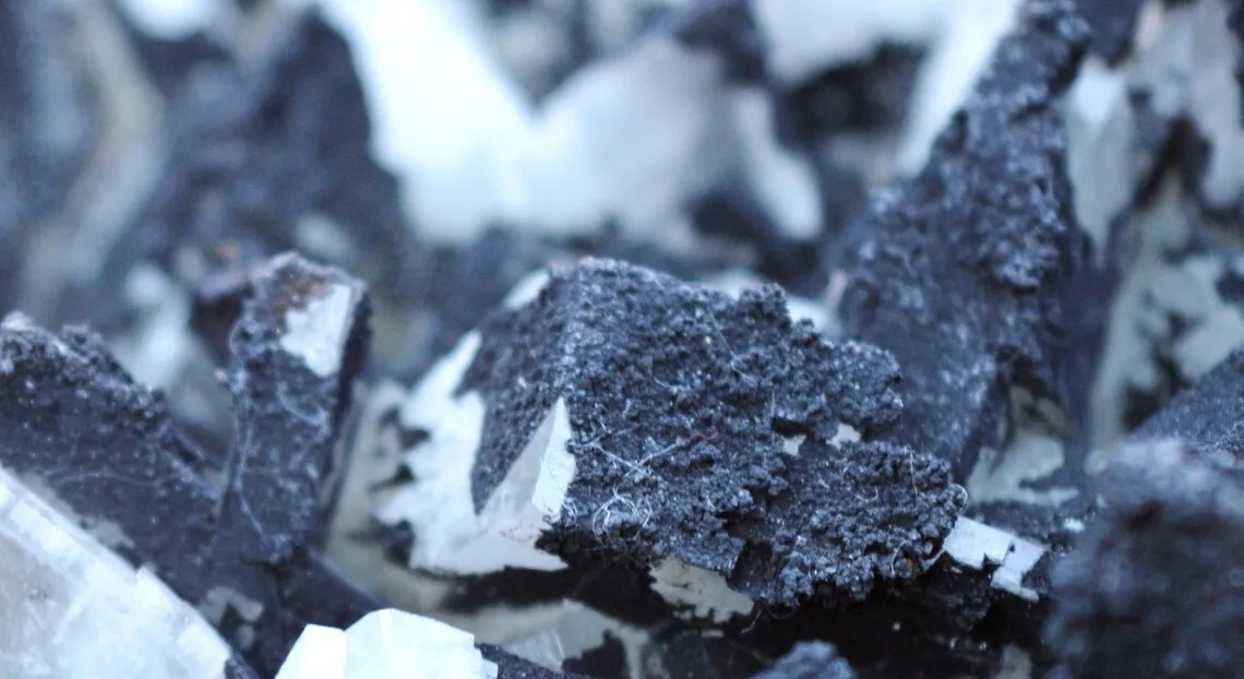 Barite & Jamesonite 1108 grams - Baia Sprie mine, Baia Sprie, Maramureș County, Romania - image 4