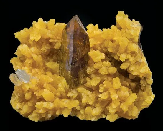 Barite on Calcite image