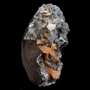 Barite on Chalcedony Natural Mineral Specimen - image 3