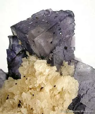 Barite on Fluorite - image 2