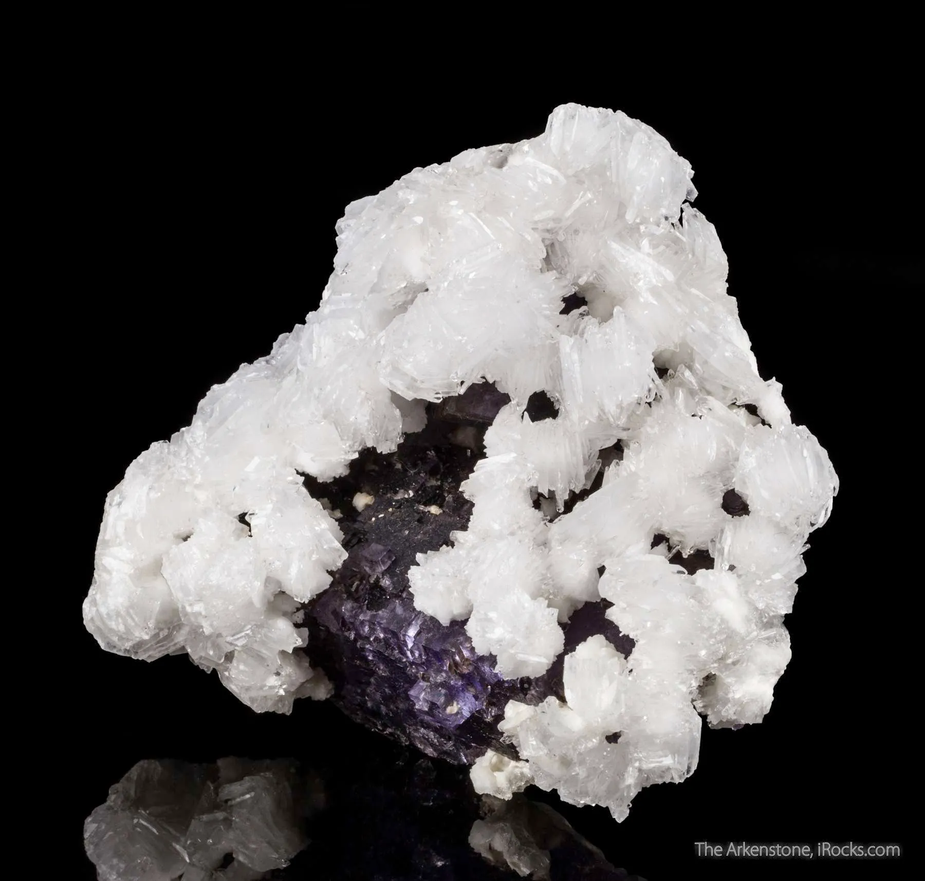 Barite on Fluorite - image 3