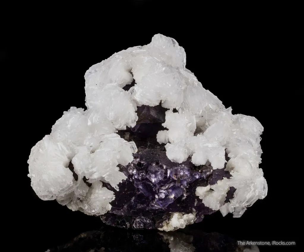 Barite on Fluorite image