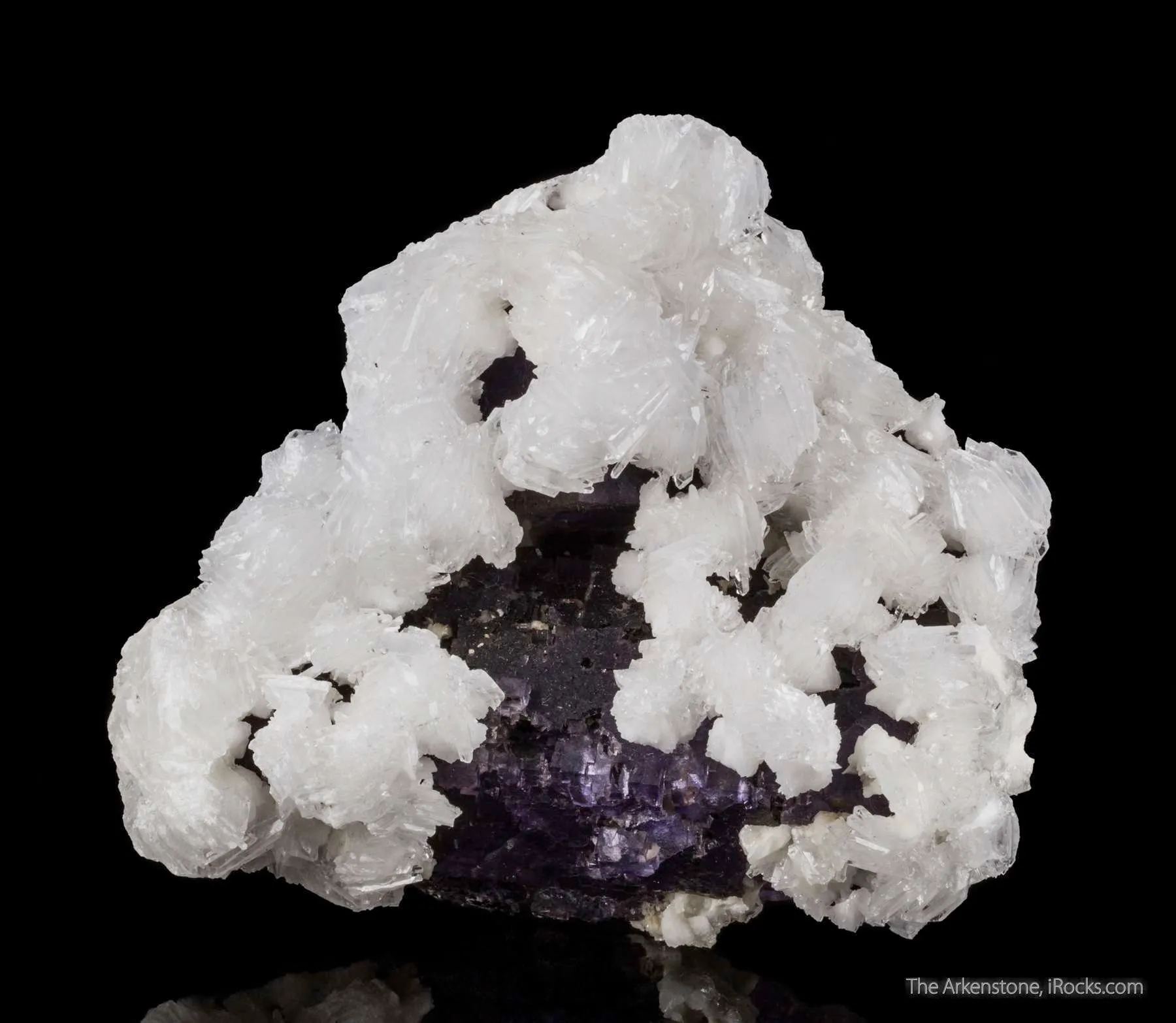 Barite on Fluorite - image 2