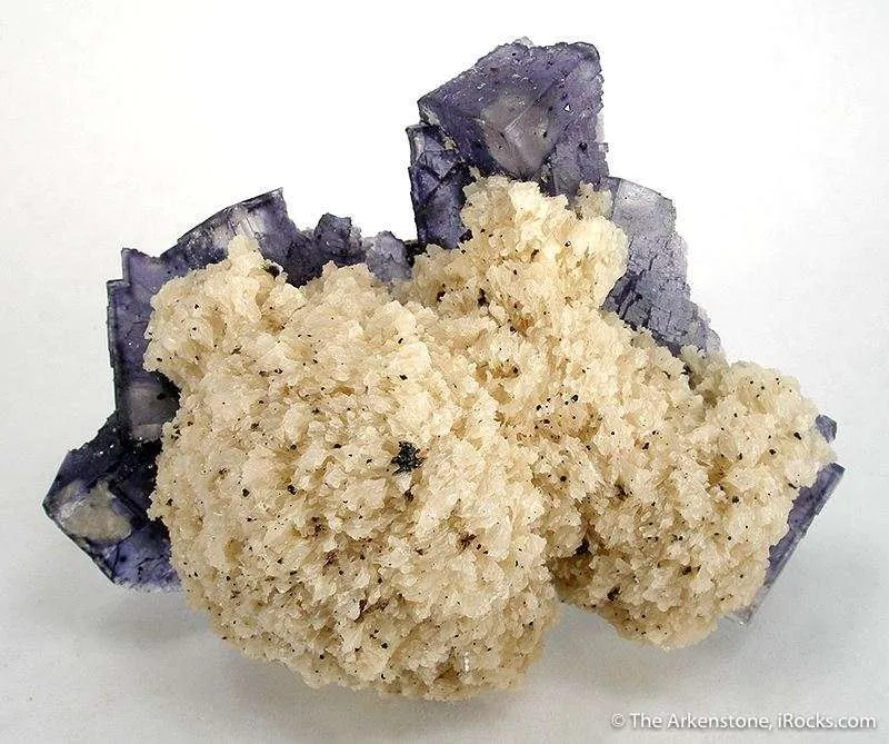 Barite on Fluorite image
