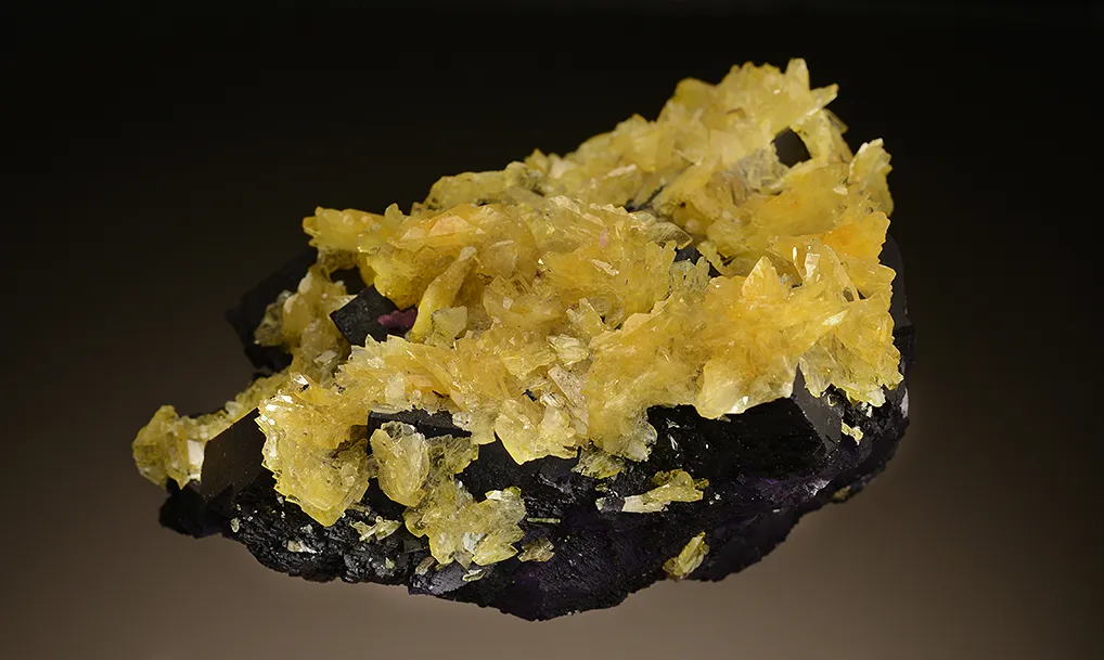 Barite on Fluorite - image 5