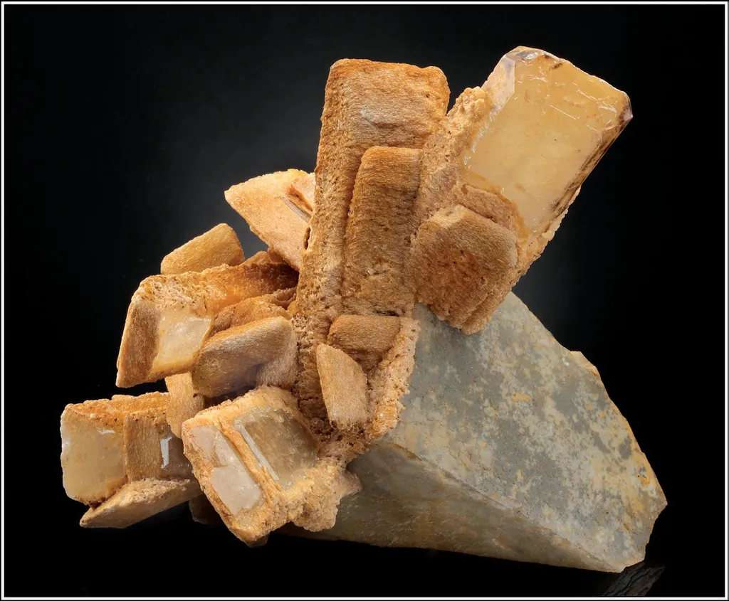Barite on Fluorite image