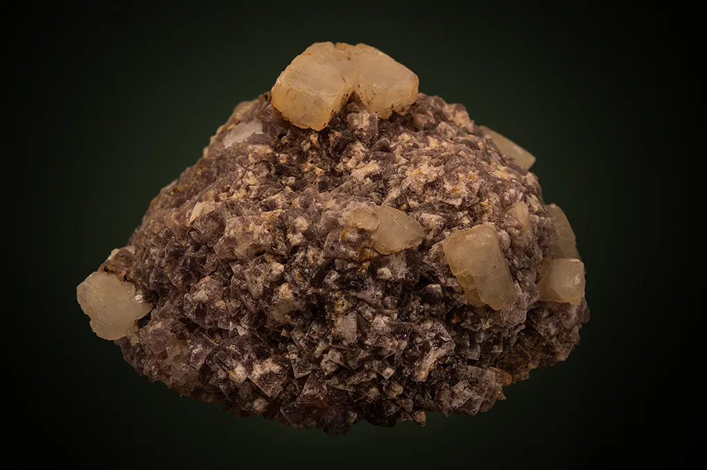 Barite on Fluorite image
