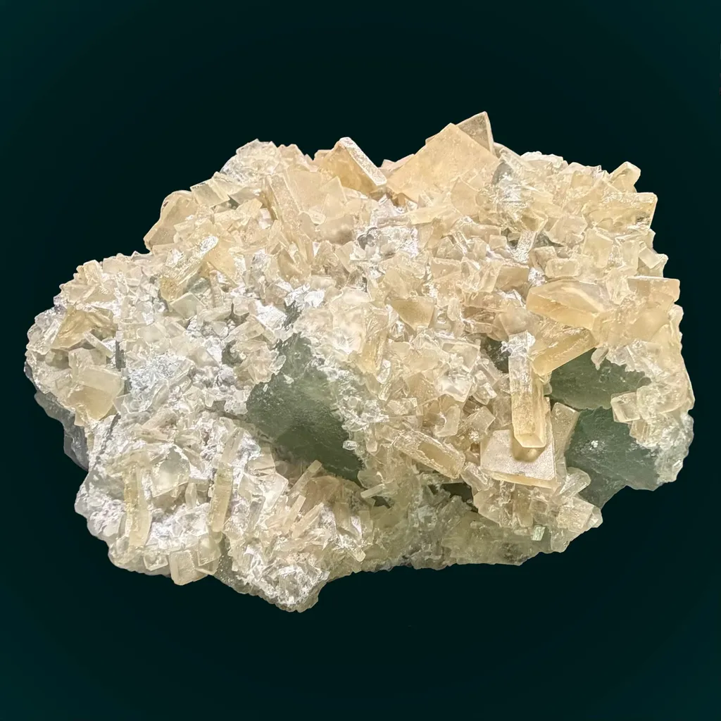 Barite on Fluorite - Rock Candy Mine image