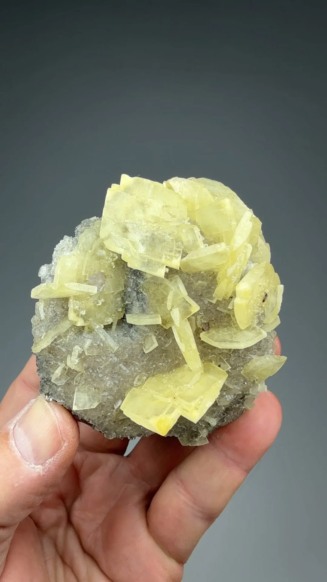 Barite on Galena - image 2