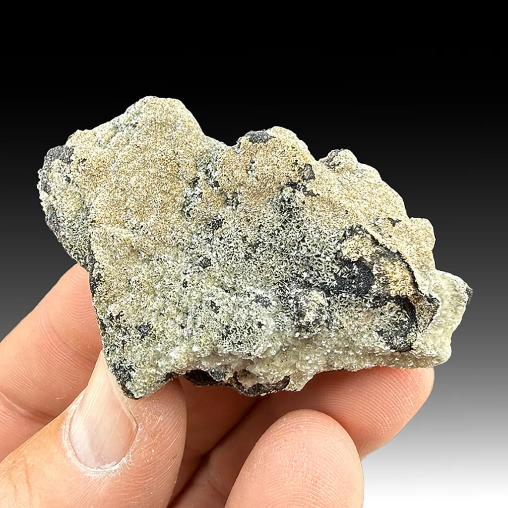 Barite on Manganese Oxide image