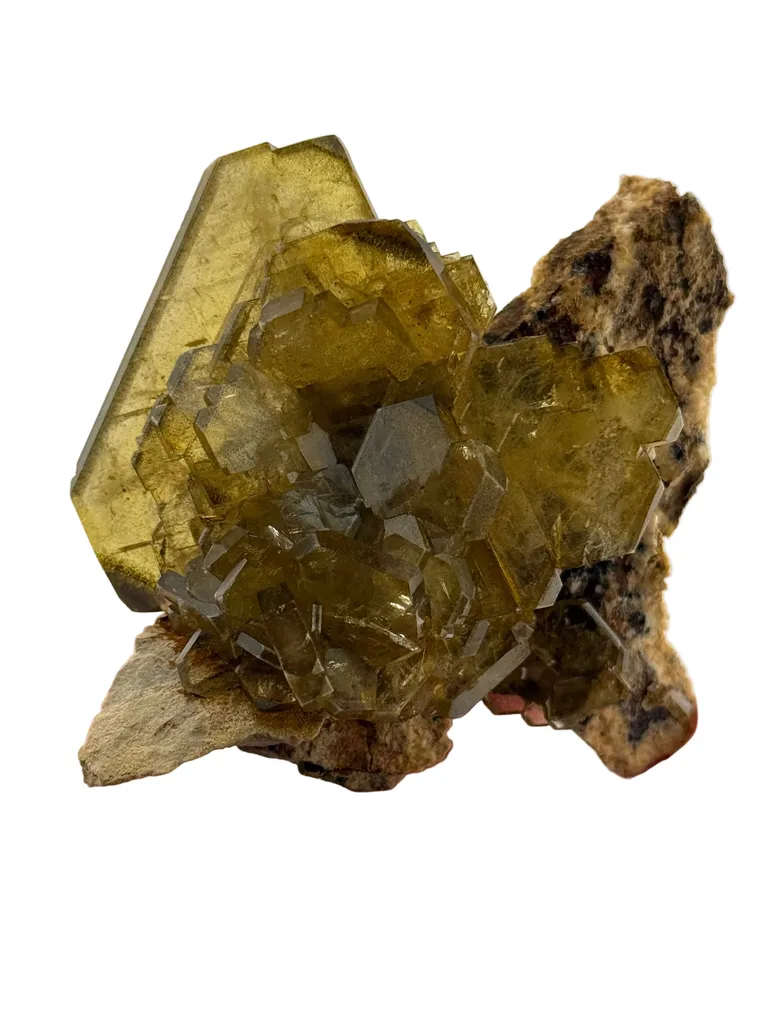 Barite on Matrix Warihuayin Mine, Peru ex. Martin Zinn image