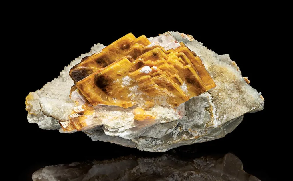 Barite on Quartz image
