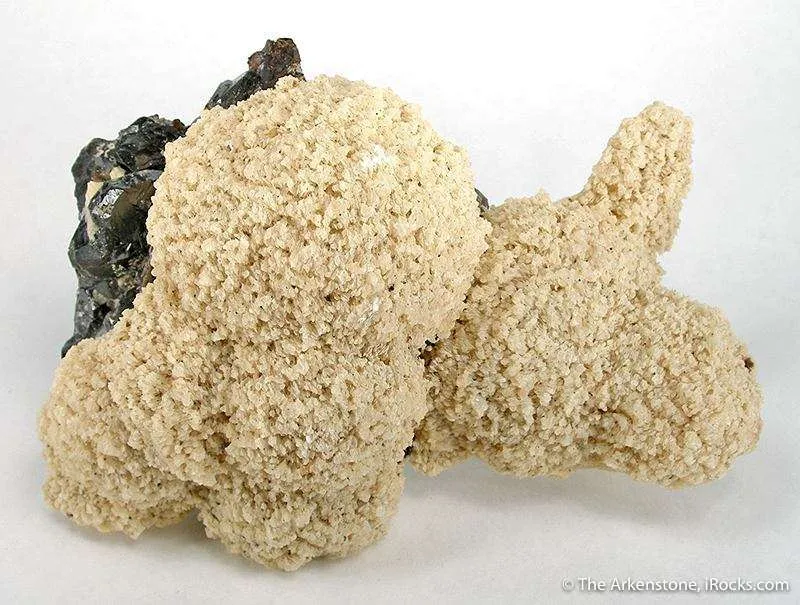 Barite on Sphalerite image