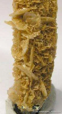 Barite on Stibnite - image 2