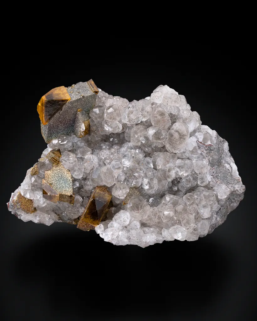 Barite w/ Chalcopyrite & Calcite image
