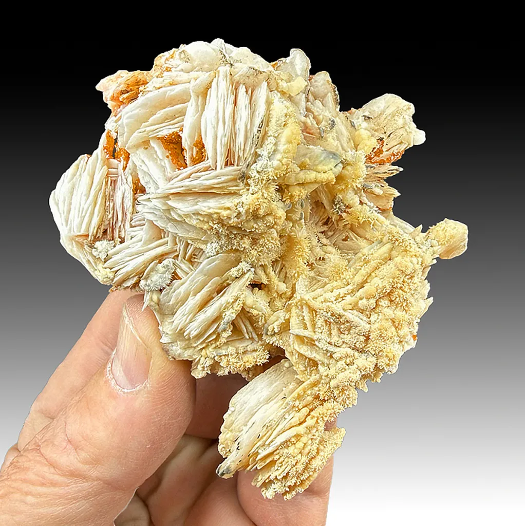 Barite with Aragonite, Vanadinite image