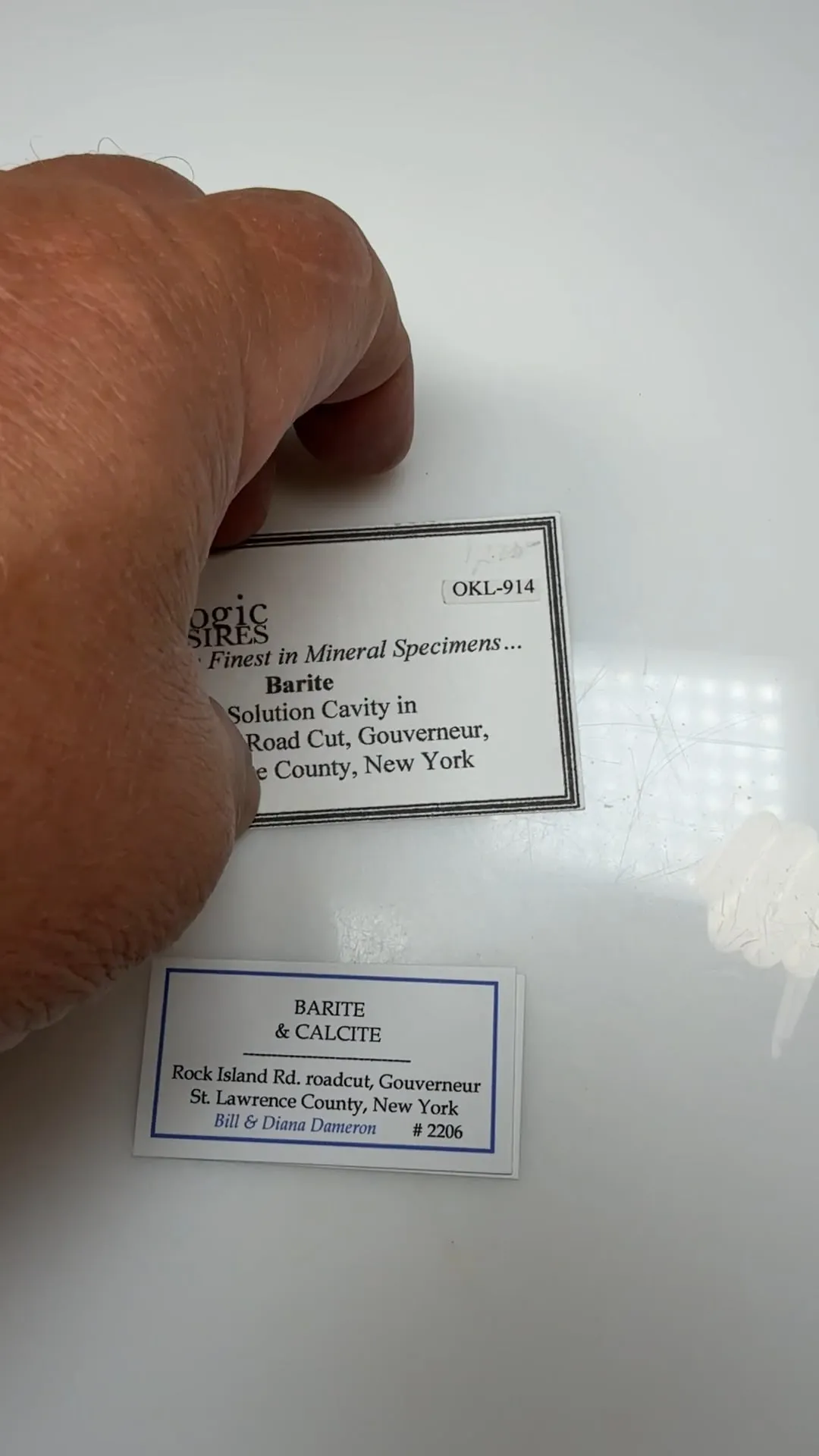 Barite with Calcite (2206) - image 2