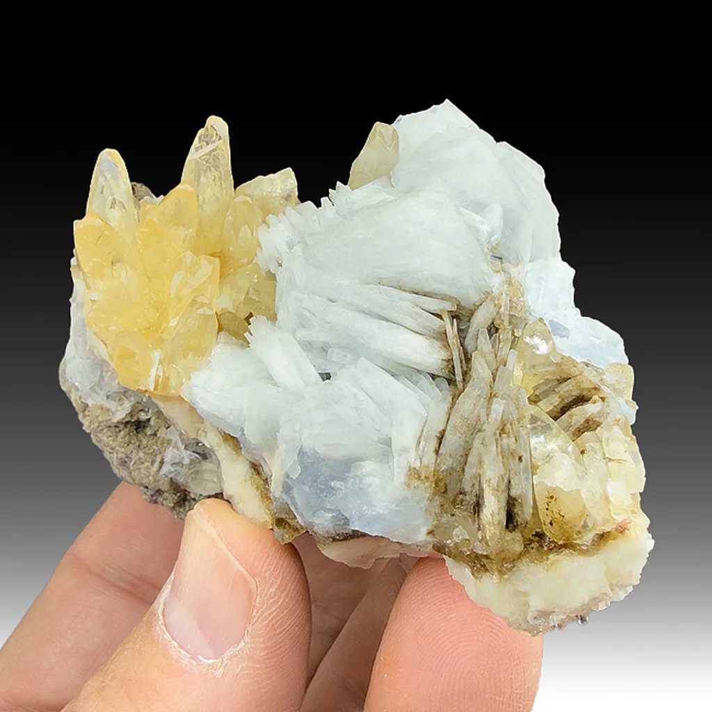 Barite with Calcite