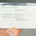 Barite with Calcite - image 2