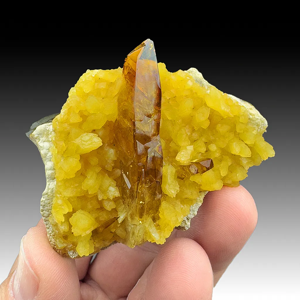 Barite with Calcite image