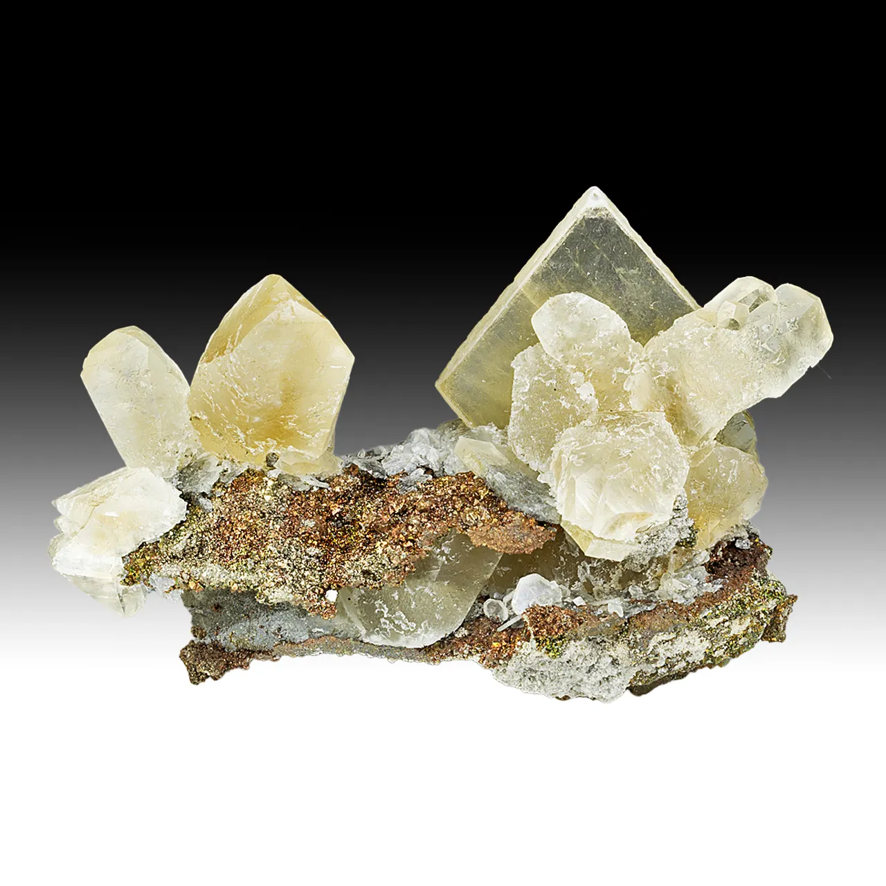 Barite with Calcite, Marcasite - image 1