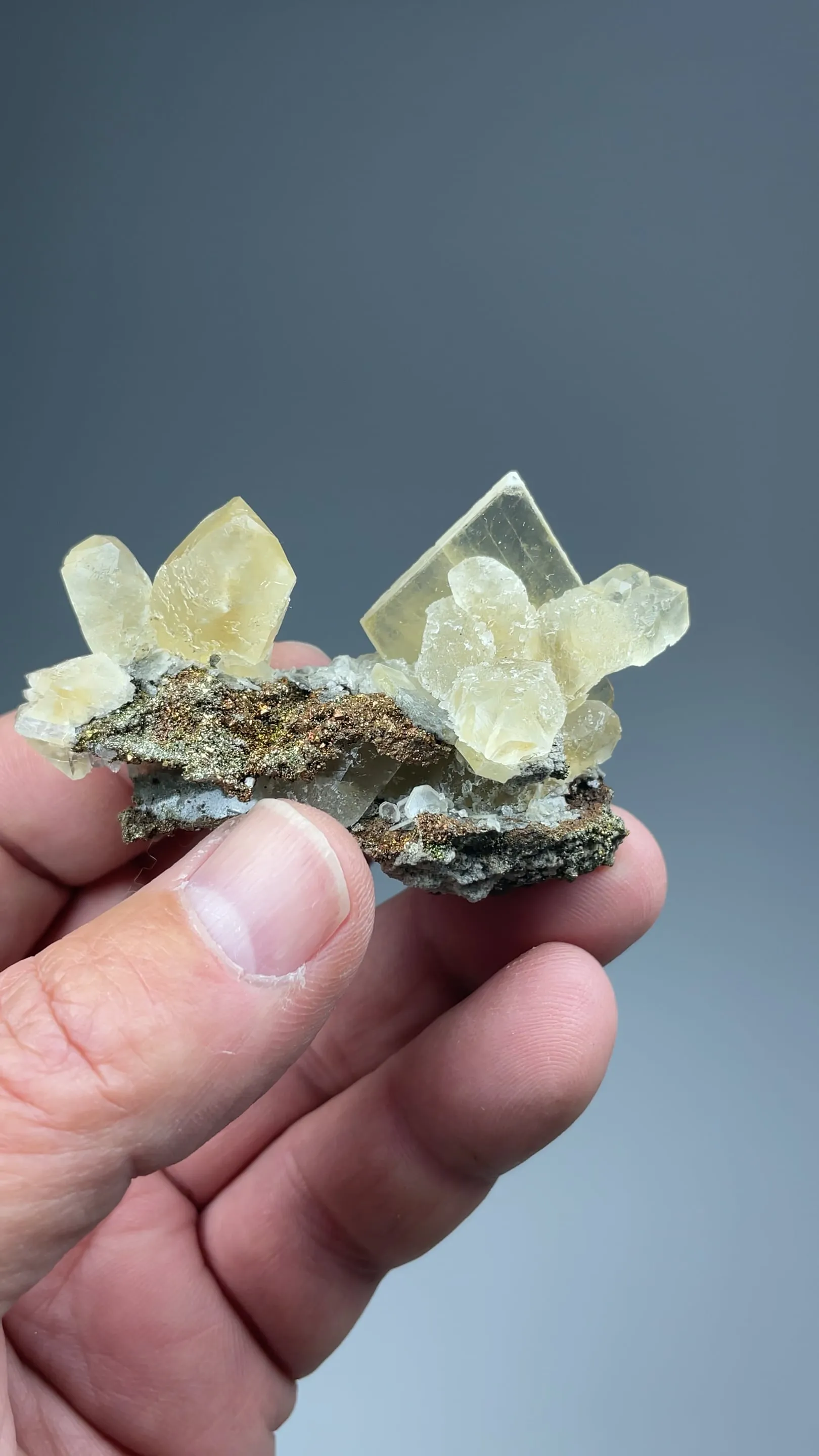 Barite with Calcite, Marcasite - image 2