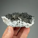 Barite with Chalcophanite, Calcite - image 2