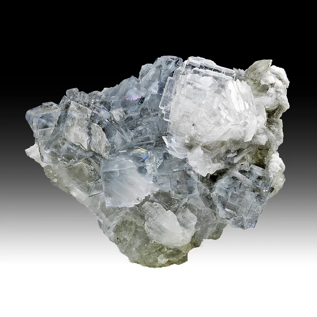 Barite with Fluorite image