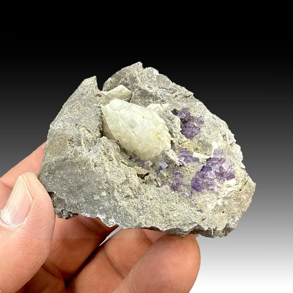 Barite with Fluorite (2069) image