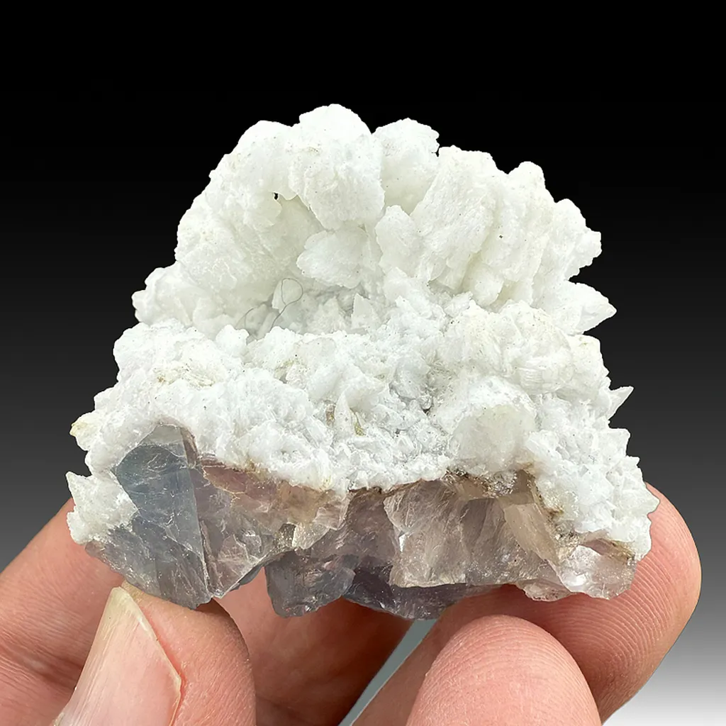 Barite with Fluorite image