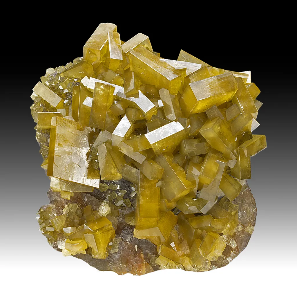 Barite with Fluorite image