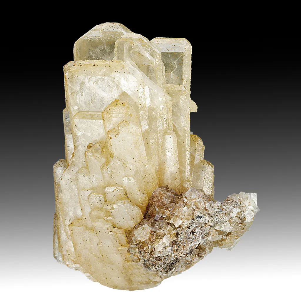 Barite with Fluorite image
