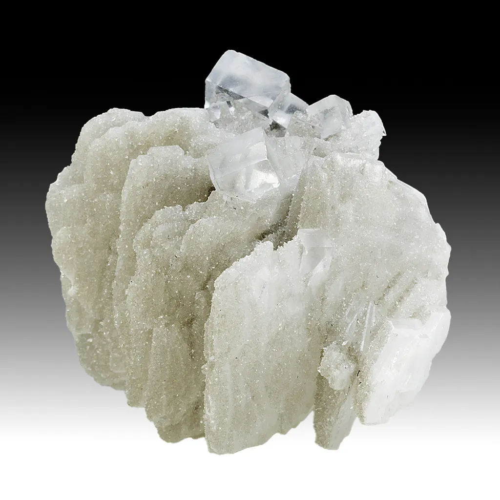Barite with Fluorite image