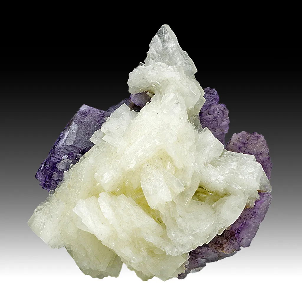 Barite with Fluorite image