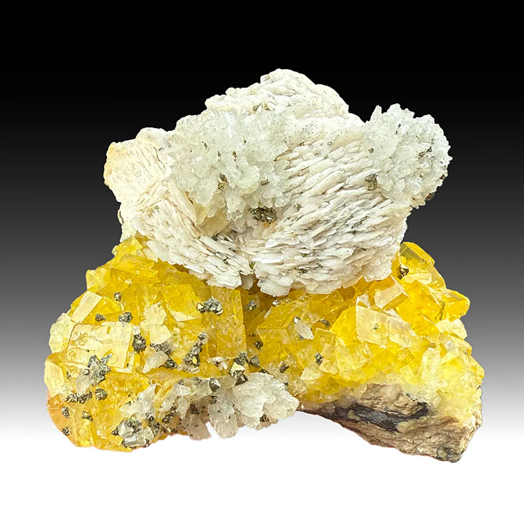 Barite with Fluorite, Calcite, Pyrite (2177) image