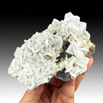 Barite with Fluorite